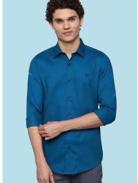 Allen Solly Men's Solid Regular Fit Shirt