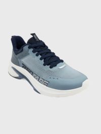 Men Textured Blue Athleisure Walking Shoes