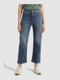 Levi's Women's High Rise Ribcage Slim Straight Fit Jeans