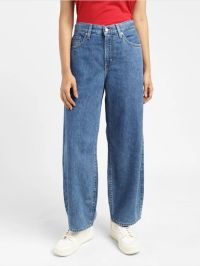 WOMEN'S 724 BLUE STRAIGHT FIT HIGH RISE JEANS