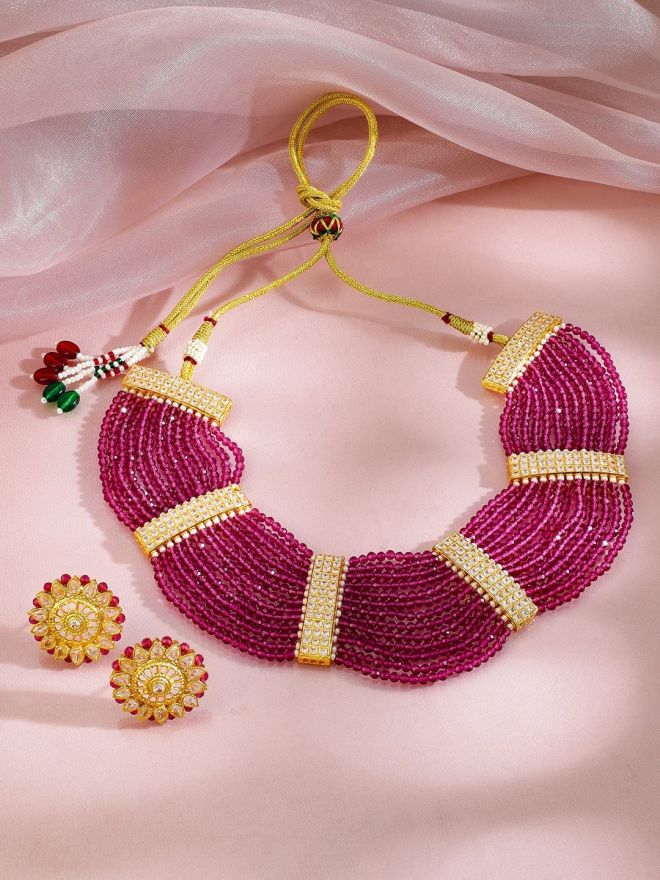 rubans-22k-gold-plated-ruby-pink-beaded-cubic-zirconia-multi-strand-ethnic-traditional-choker-jewellery-set-necklace-set-1143858225.jpg