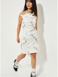 ALAYA F x URB_N Women Printed One Shoulder Shift Dress