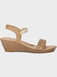 Faux Suede Wedge Sandals