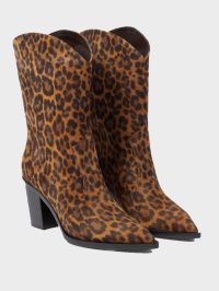 Leopard Print Ankle Boots